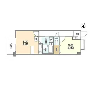 ガーデン目黒平町【2階】の間取り