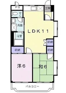 サンハイム【3階】の間取り