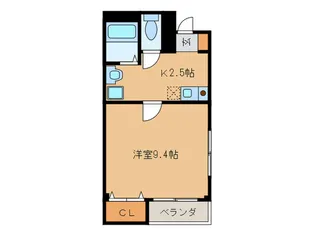 ハピネス名西【3階】の間取り
