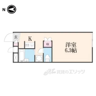 レオパレス裕【2階】の間取り