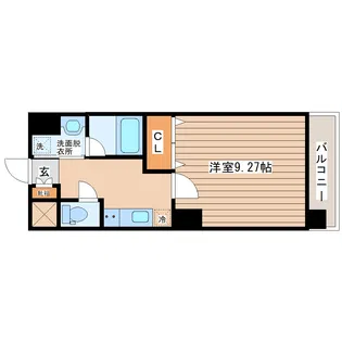 Sky Terrace marusyo【4階】の間取り
