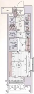 ブライズ清澄白河【3階】の間取り