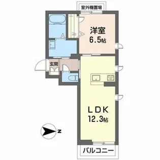 アウローラシエル【2階】の間取り