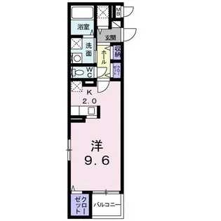 ラ・フルール【4階】の間取り