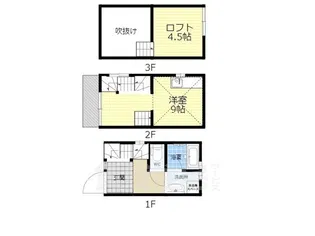 ハーミッツセル大桐【1階】の間取り