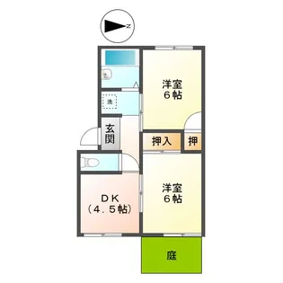 アラベスク【1階】の間取り