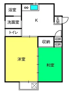 ホワイトハウス【2階】の間取り
