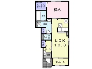 ファミーユIII【1階】の間取り