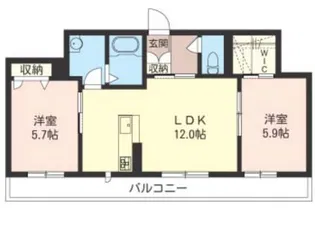 TSヴィラ元総社【2階】の間取り