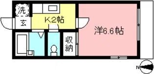 サントピアII【2階】の間取り