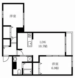 S.FLAT V【3階】の間取り