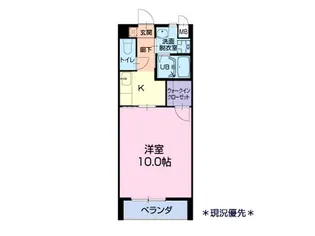 ラフィネ吉祥【2階】の間取り