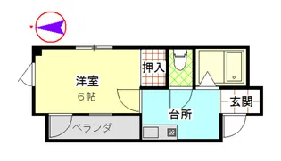 メゾン・ド・星ヶ丘セーヌ【4階】の間取り