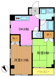 東京都墨田区八広4【マンション】の間取り