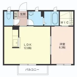 ◆シャーメゾンわかば シャーメゾン【1階】の間取り