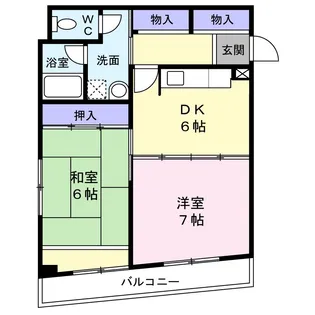 深山ビル【4階】の間取り