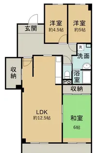 幕張ファミールハイツ1号棟【7階】の間取り