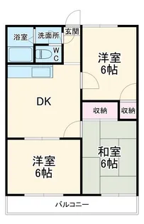 エランドール【3階】の間取り