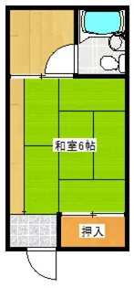 杉立ビル【4階】の間取り