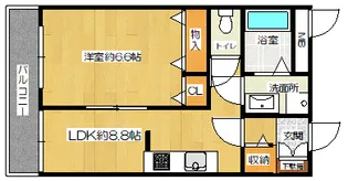 KENTOS東雲II【2階】の間取り