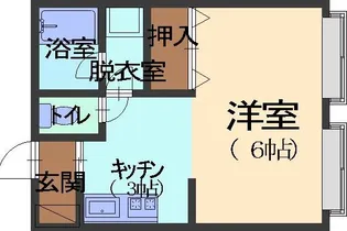 サンヒルハイツ【2階】の間取り