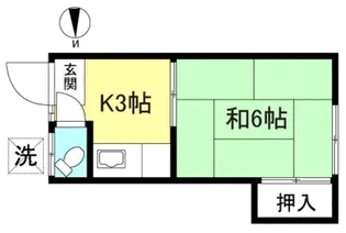 岩崎荘の間取り