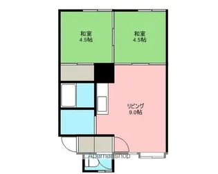 松川ハイム【2階】の間取り