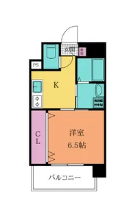 ドレスローズ【6階】の間取り