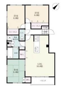 メゾン・プールトワ【1階】の間取り