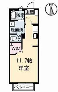 アーバンハイツ【2階】の間取り