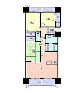 山形県山形市十日町4【マンション】の間取り