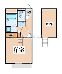 レオパレス善根寺【1階】の間取り