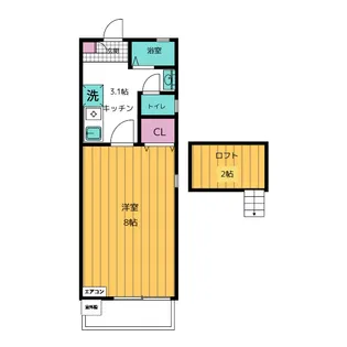 ドミトリーサマリ【2階】の間取り