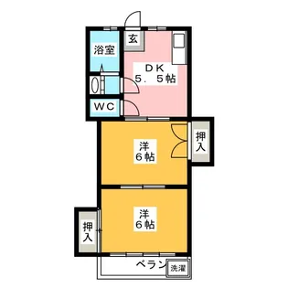 立石コーポ【2階】の間取り