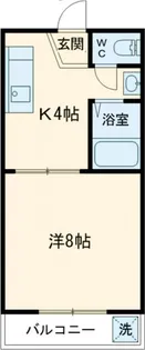 コーポ田中A【2階】の間取り