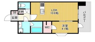 大阪府大阪市旭区千林1【マンション】の間取り