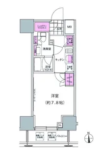 東京都中央区日本橋馬喰町2【マンション】の間取り