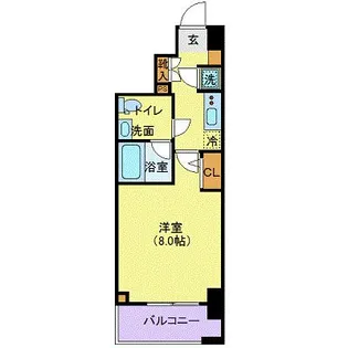 LEXE赤羽【2階】の間取り