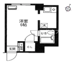 ラフィントール湘南【1階】の間取り