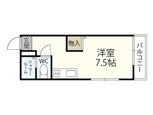 レジェンド庚午中【2階】の間取り
