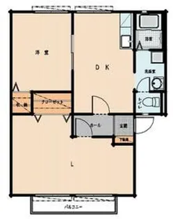 シティハイツクレベール28 H【2階】の間取り