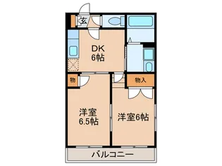 メゾン春里【2階】の間取り