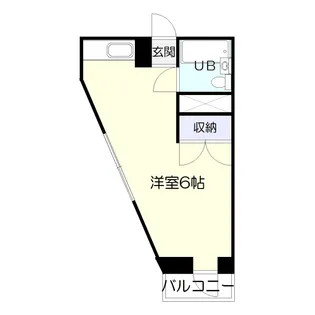 1Rの間取り画像