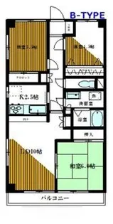 レジデンス南大塚【3階】の間取り