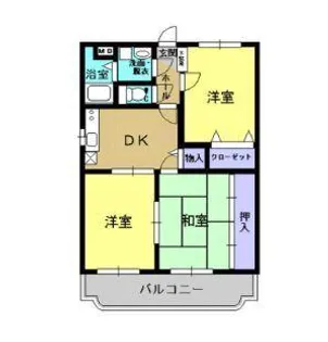 ユーミー青柳3号館【1階】の間取り