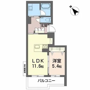 Sメゾン勝川【1階】の間取り