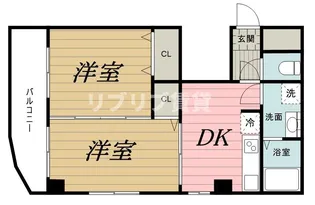 アートビルズ六番館【4階】の間取り