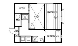 グレースHANA【2階】の間取り