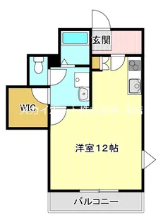 ハイツハーモニー【1階】の間取り