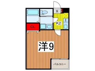 ベルクール【3階】の間取り